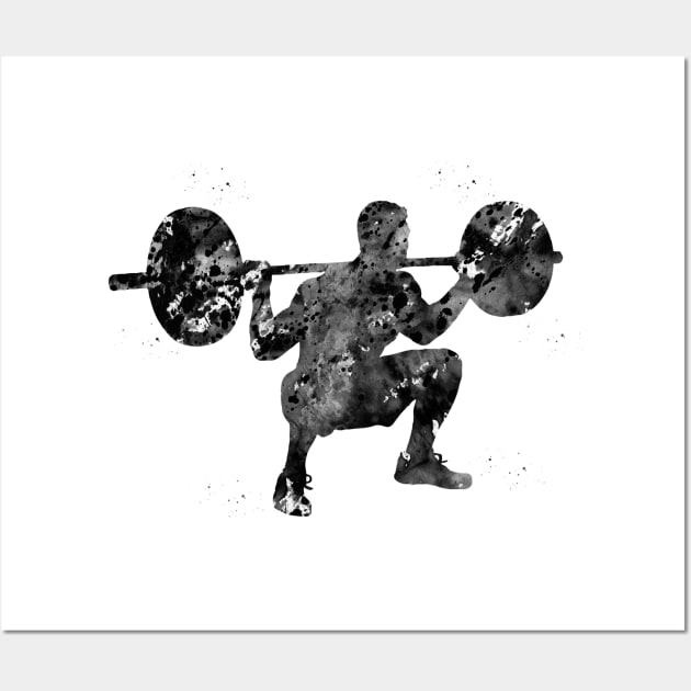 Male deadlift pick Wall Art by erzebeth